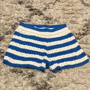 Crewcuts striped shorts. Blue and white. Toddler Size xs (4/5). New with tags.
